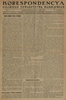 Korespondencya Polskiego Towarzystwa Handlowego. R. 3, 1919, nr 7
