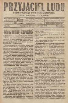 Przyjaciel Ludu : organ Polskiego Stronnictwa Ludowego. 1919, nr 26