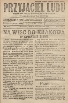 Przyjaciel Ludu : organ Polskiego Stronnictwa Ludowego. 1919, nr 40