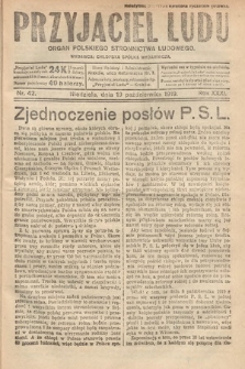 Przyjaciel Ludu : organ Polskiego Stronnictwa Ludowego. 1919, nr 42