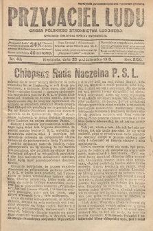 Przyjaciel Ludu : organ Polskiego Stronnictwa Ludowego. 1919, nr 43