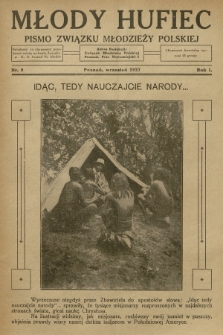Młody Hufiec : pismo Związku Młodzieży Polskiej. R. 1, 1927, nr 9