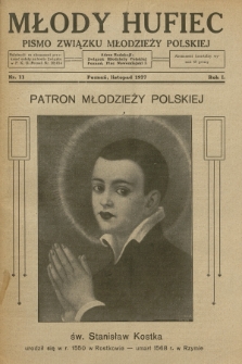 Młody Hufiec : pismo Związku Młodzieży Polskiej. R. 1, 1927, nr 11