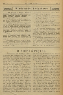 Młody Hufiec : okólnik Związku Młodzieży Polskiej. R. 2, 1928, nr 4