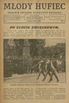 Młody Hufiec : okólnik Związku Młodzieży Polskiej. R. 2, 1928, nr 7