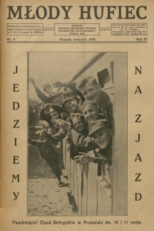 Młody Hufiec : okólnik Związku Młodzieży Polskiej. R. 4, 1930, nr 4
