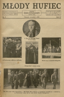 Młody Hufiec : okólnik Związku Młodzieży Polskiej. R. 4, 1930, nr 9