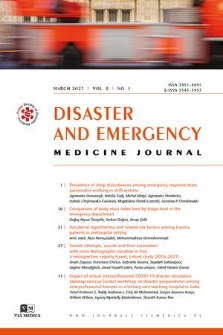 Disaster and Emergency Medicine Journal. Vol. 8, 2023, no. 1
