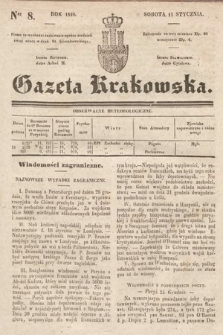 Gazeta Krakowska. 1840, nr 8