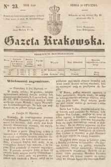 Gazeta Krakowska. 1840, nr 23