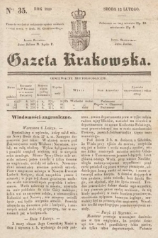 Gazeta Krakowska. 1840, nr 35