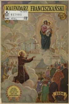 Kalendarz Franciszkański na Rok 1934