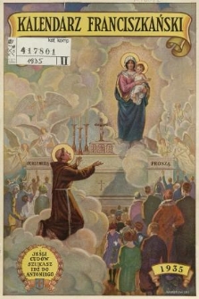 Kalendarz Franciszkański na Rok 1935