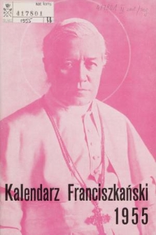 Kalendarz Franciszkański 1955