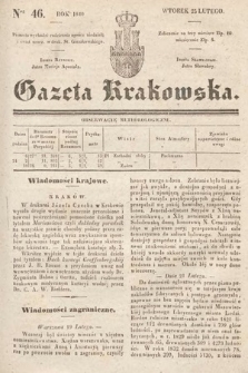 Gazeta Krakowska. 1840, nr 46