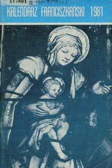 Kalendarz Franciszkański na Rok 1981