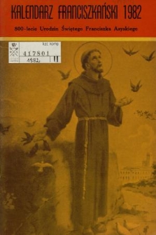 Kalendarz Franciszkański na Rok 1982