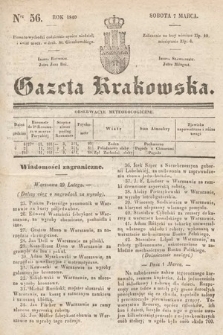 Gazeta Krakowska. 1840, nr 56