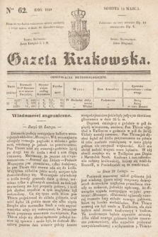 Gazeta Krakowska. 1840, nr 62