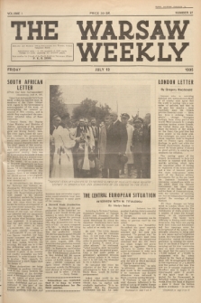The Warsaw Weekly. Vol. 1, 1935, no 27