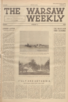 The Warsaw Weekly. Vol. 1, 1935, no 30