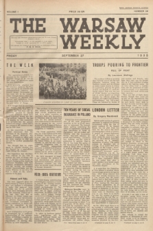 The Warsaw Weekly. Vol. 1, 1935, no 38