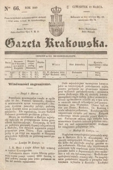 Gazeta Krakowska. 1840, nr 66