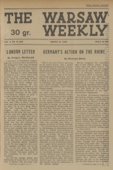 The Warsaw Weekly. Vol. 2, 1936, no 10