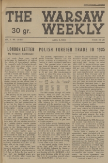 The Warsaw Weekly. Vol. 2, 1936, no 13