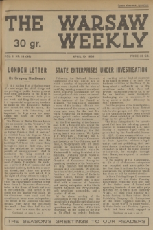 The Warsaw Weekly. Vol. 2, 1936, no 14