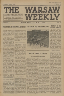 The Warsaw Weekly. Vol. 2, 1936, no 27