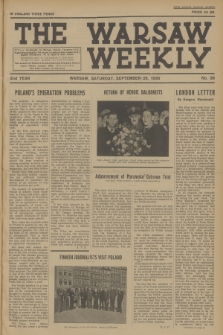 The Warsaw Weekly. Vol. 2, 1936, no 38