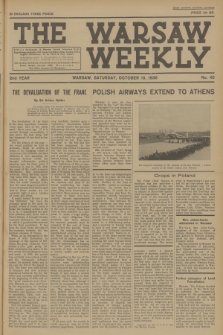 The Warsaw Weekly. Vol. 2, 1936, no 40