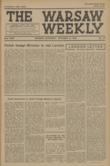 The Warsaw Weekly. Vol. 2, 1936, no 43