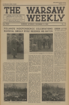 The Warsaw Weekly. Vol. 2, 1936, no 45