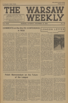 The Warsaw Weekly. Vol. 2, 1936, no 50