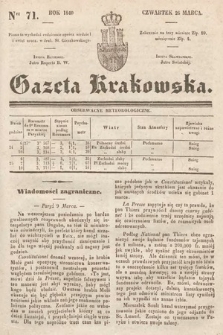 Gazeta Krakowska. 1840, nr 71