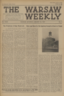 The Warsaw Weekly. Vol. 3, 1937, no 4