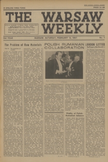 The Warsaw Weekly. Vol. 3, 1937, no 7