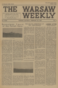 The Warsaw Weekly. Vol. 3, 1937, no 8