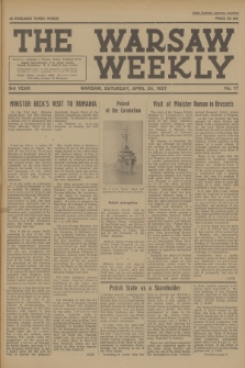 The Warsaw Weekly. Vol. 3, 1937, no 17