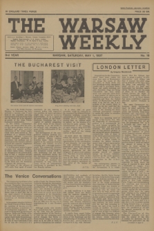 The Warsaw Weekly. Vol. 3, 1937, no 18