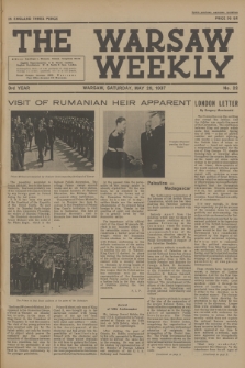The Warsaw Weekly. Vol. 3, 1937, no 22