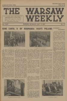 The Warsaw Weekly. Vol. 3, 1937, no 27