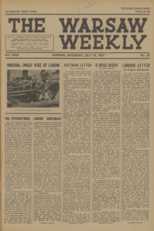 The Warsaw Weekly. Vol. 3, 1937, no 28