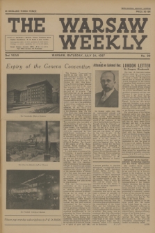 The Warsaw Weekly. Vol. 3, 1937, no 30