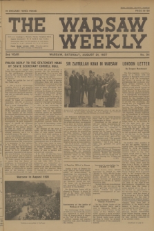 The Warsaw Weekly. Vol. 3, 1937, no 34