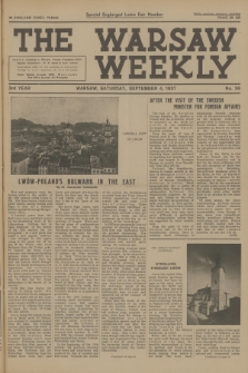 The Warsaw Weekly. Vol. 3, 1937, no 36