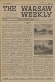 The Warsaw Weekly. Vol. 3, 1937, no 41