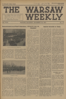 The Warsaw Weekly. Vol. 3, 1937, no 47